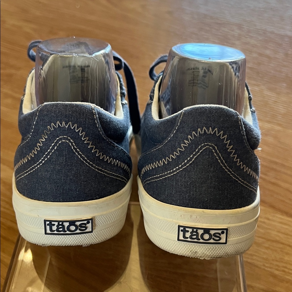 Taos Women’s Plim Soul Blue Wash Canvas Sneakers Size 9W - Picture 10 of 14
